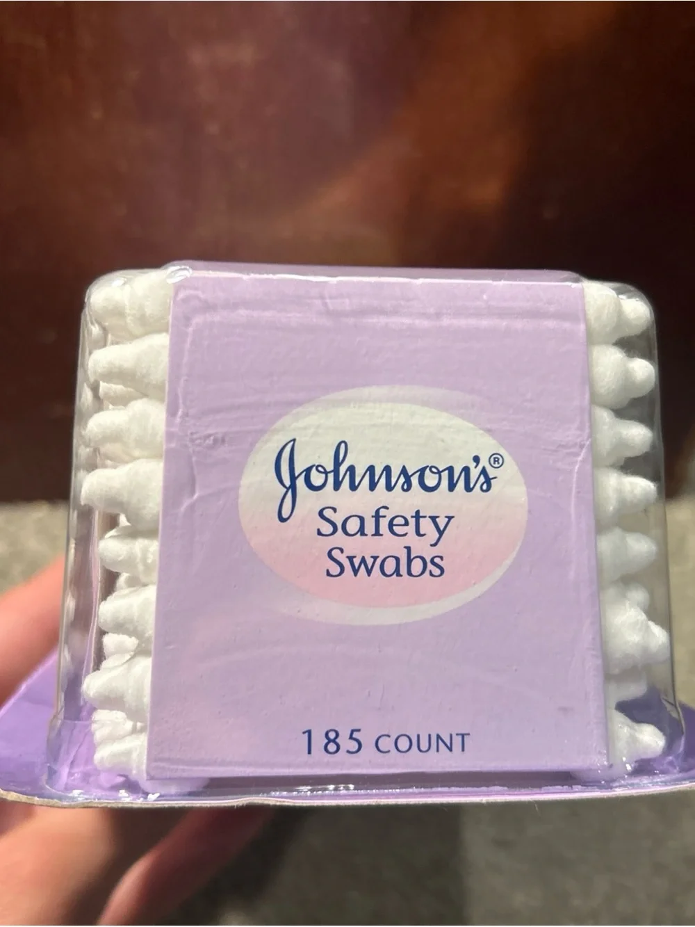 Johnson's Safety Swabs 100% Pure Cotton, 185 Count
